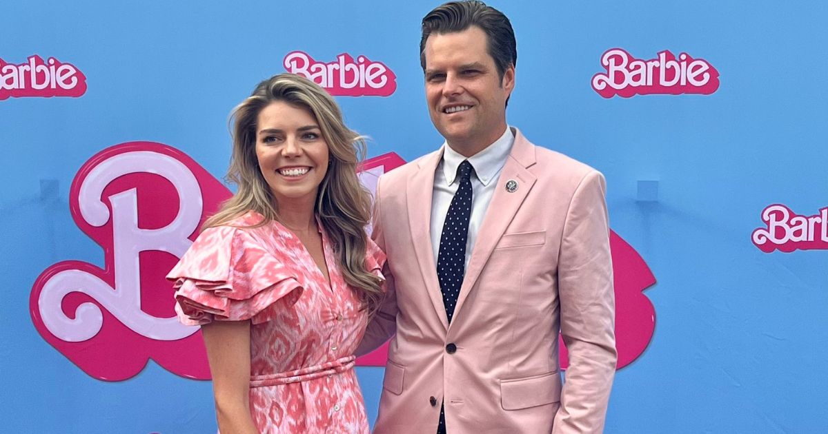 Matt Gaetz and Wife Blasted for Supporting Woke ‘Barbie’ Movie Matt Gaetz and Wife Blasted for Supporting Woke ‘Barbie’ Movie